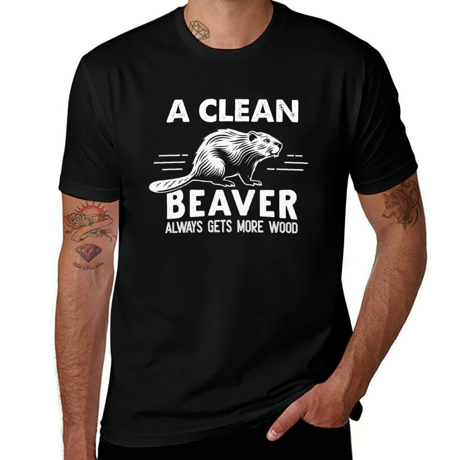 Woodworking Jokes - Funny A Clean Beaver Always Gets