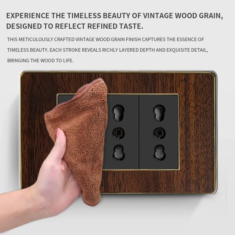 T&I 118-Type Black Retro Wood  - Woodworking Zone avis et prix