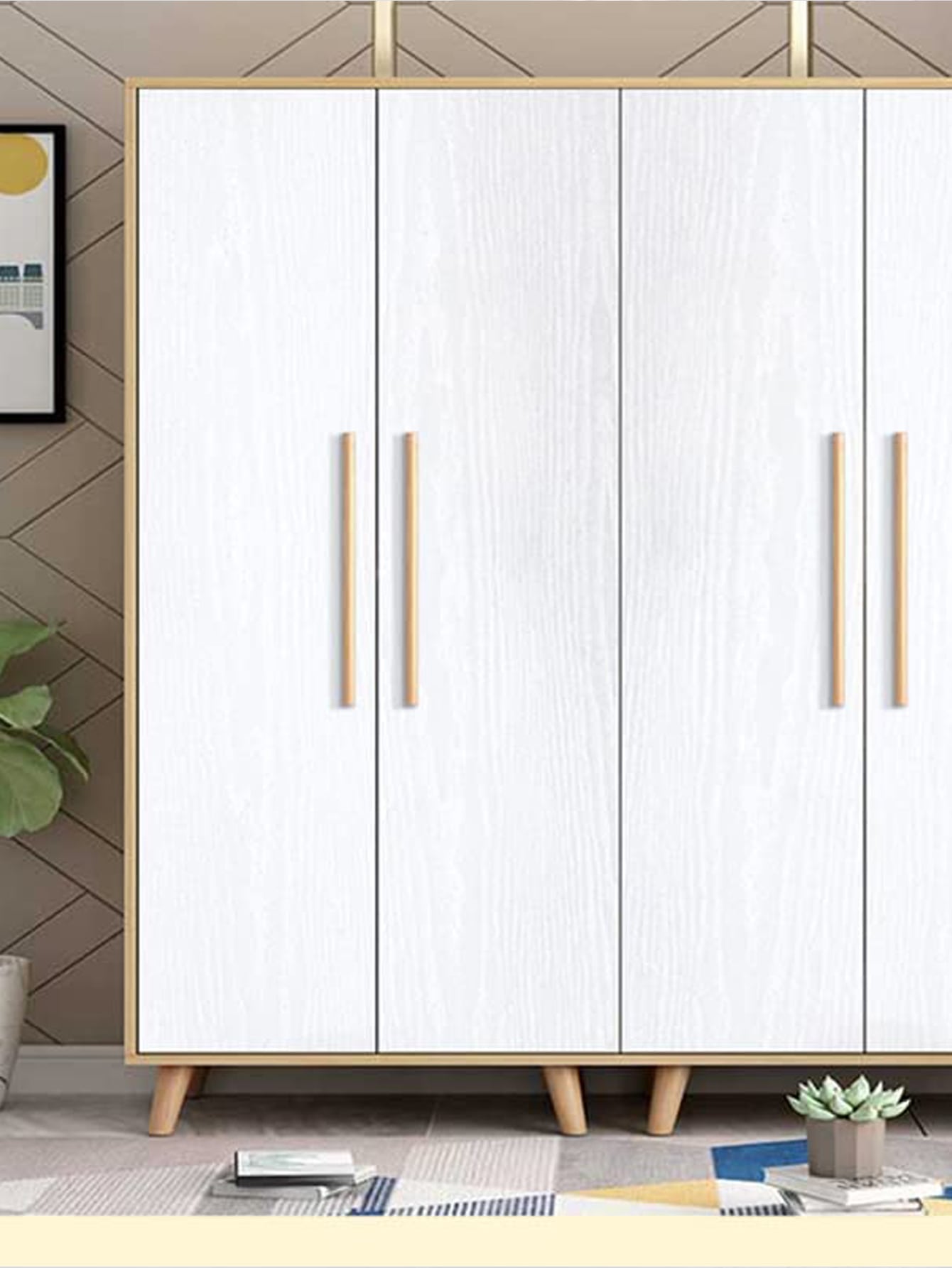 30cm/40cm/50cm vinyl white woo - Woodworking Zone avis et prix