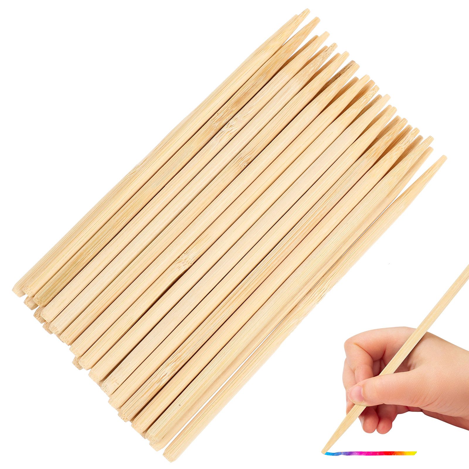 30pcs Scratch Bamboo Pens Wax  - Woodworking Crafts avis et prix