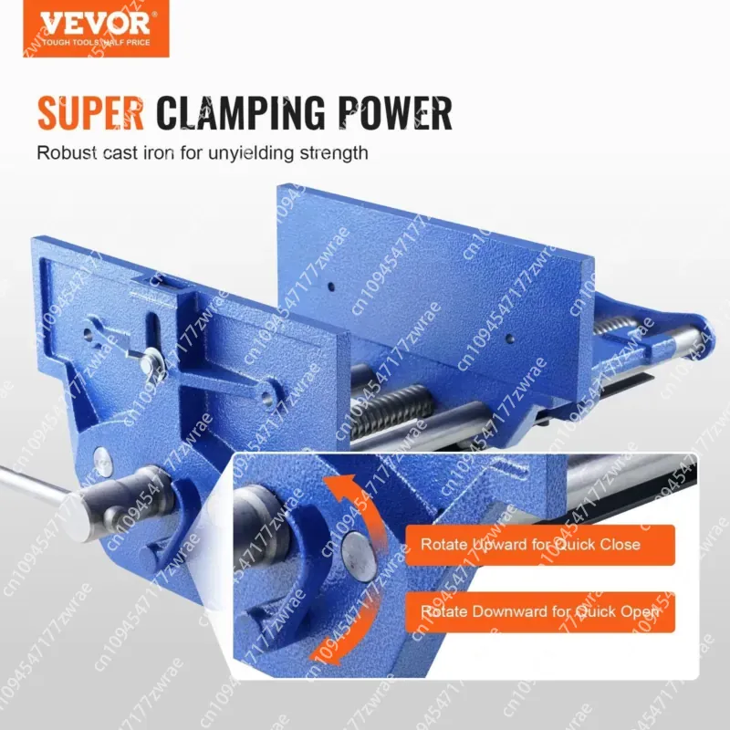 13 Inch Heavy-Duty Cast Iron W - Woodworking Quick Release Vise avis et prix