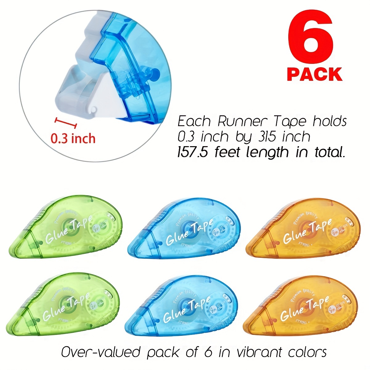 6 Packs Double Sided Tape Roll - Woodworking Projects Art avis et prix
