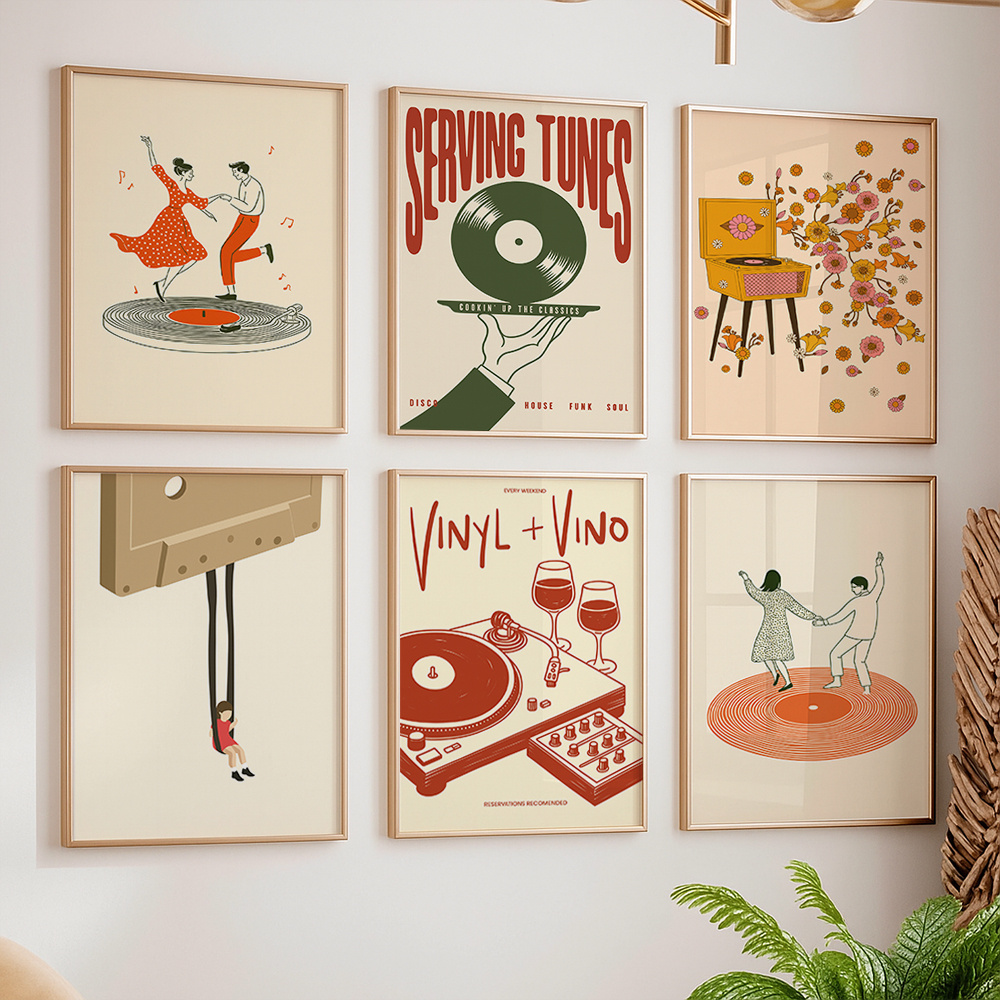 1pc Vintage Music Canvas Poste - Turning Gouge Set avis et prix