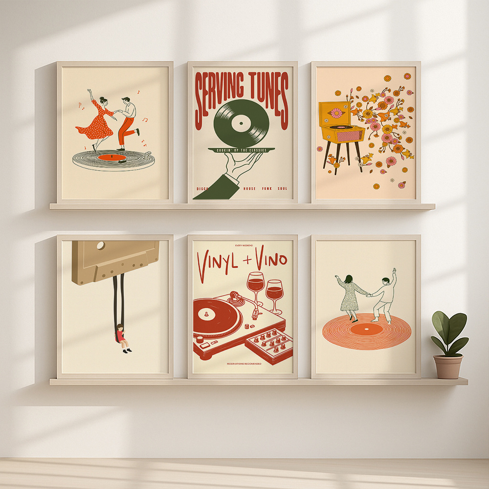 1pc Vintage Music Canvas Poste - Turning Gouge Set avis et prix