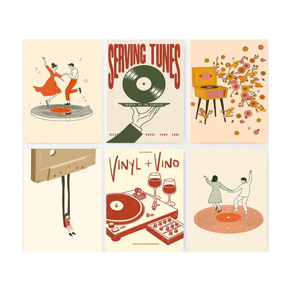 1pc Vintage Music Canvas Poste - Turning Gouge Set avis et prix