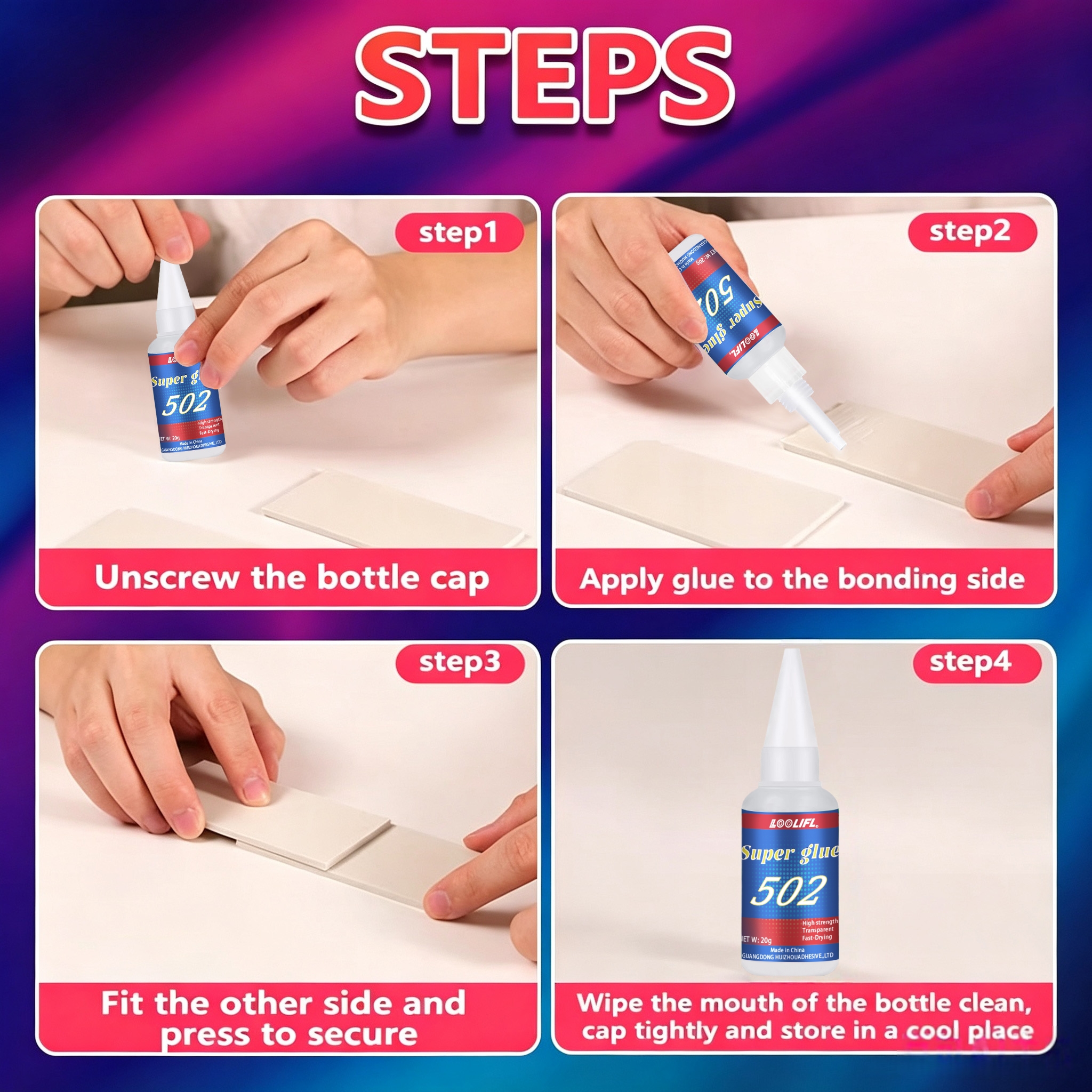 502 Super Glue 0.7oz Cyanoacry - Woodworking Crafts avis et prix
