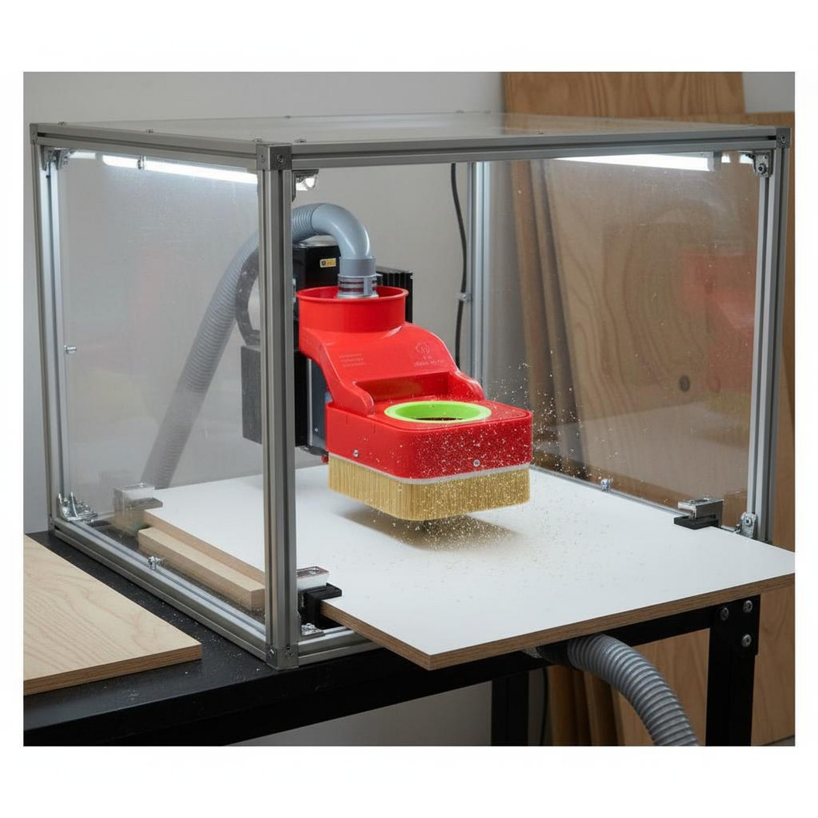 CNC Router Dust Shoe Woodworki - Vacuum Woodworking avis et prix