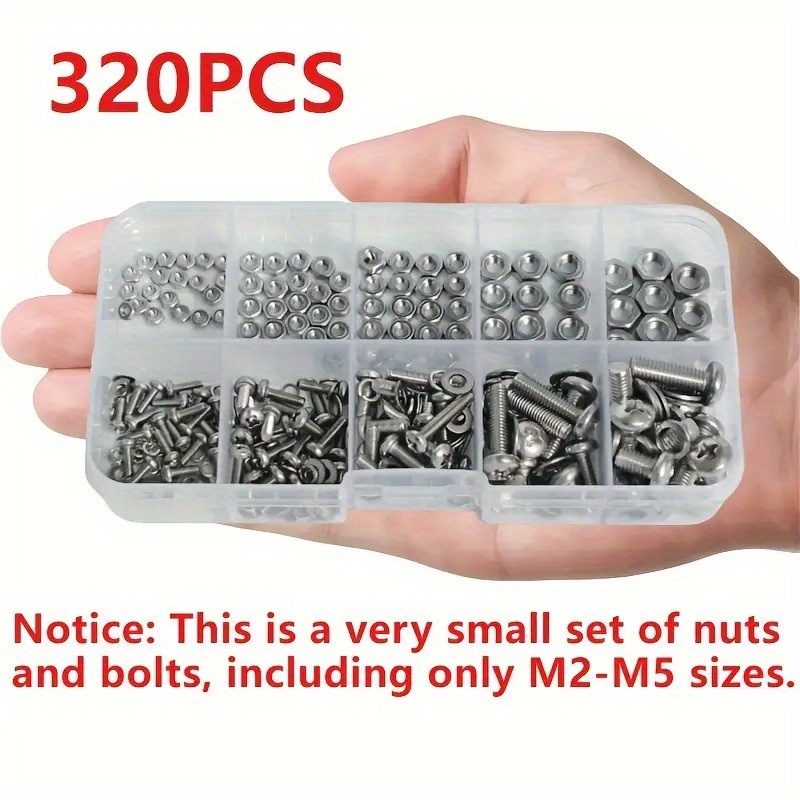 Hex Nuts and Bolt Set - 320 pi - Woodworking Shops avis et prix