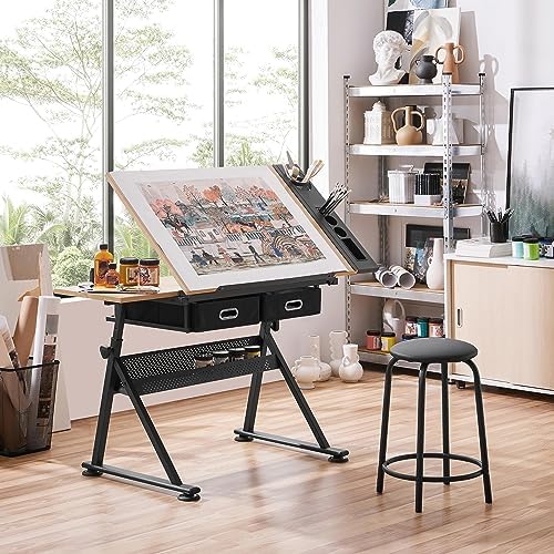 Drafting Table for Artists, He - Woodworking Crafts avis et prix