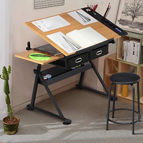 Drafting Table for Artists, He - Woodworking Crafts avis et prix