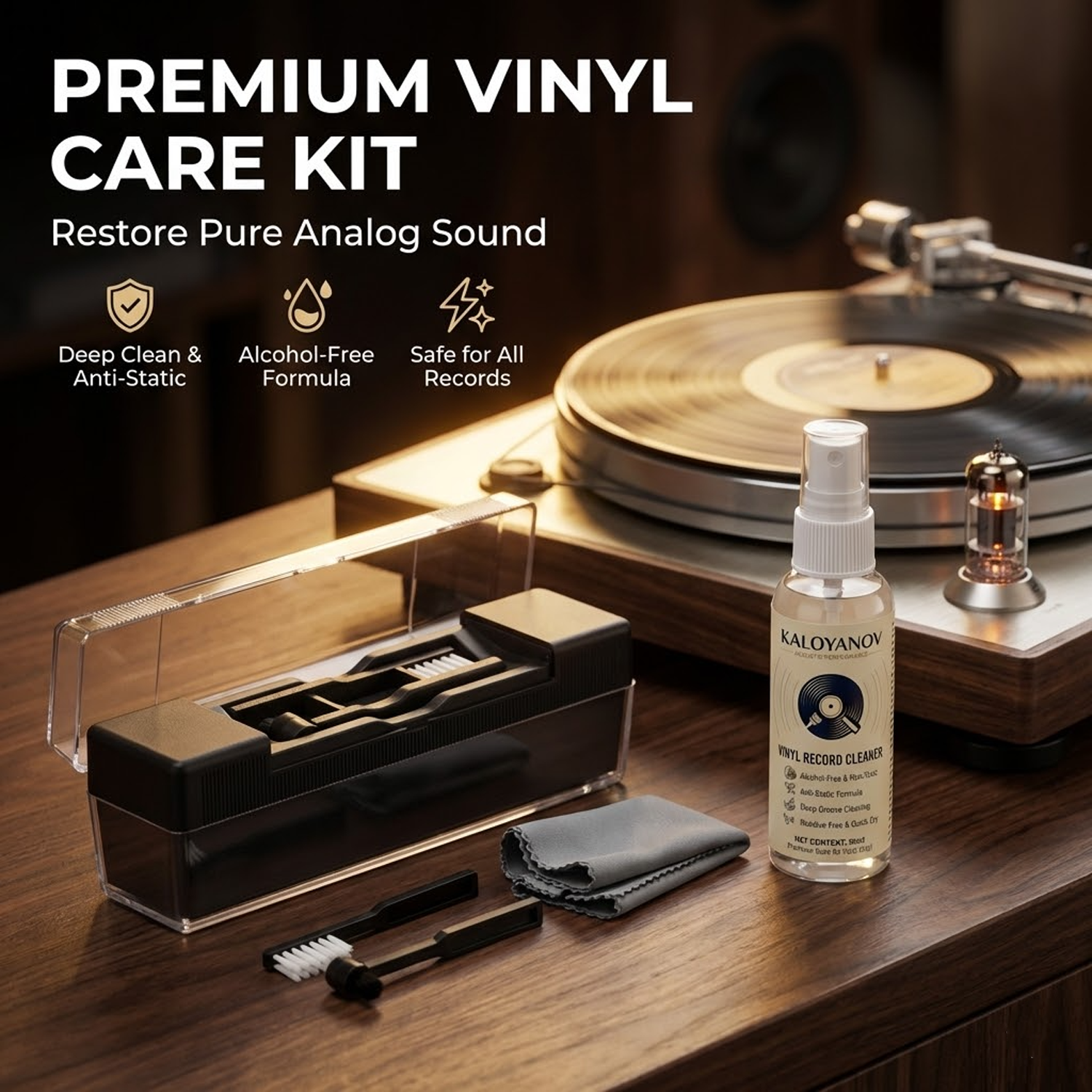 Anti-Static Vinyl Record Clean - Turning Gouge Set avis et prix
