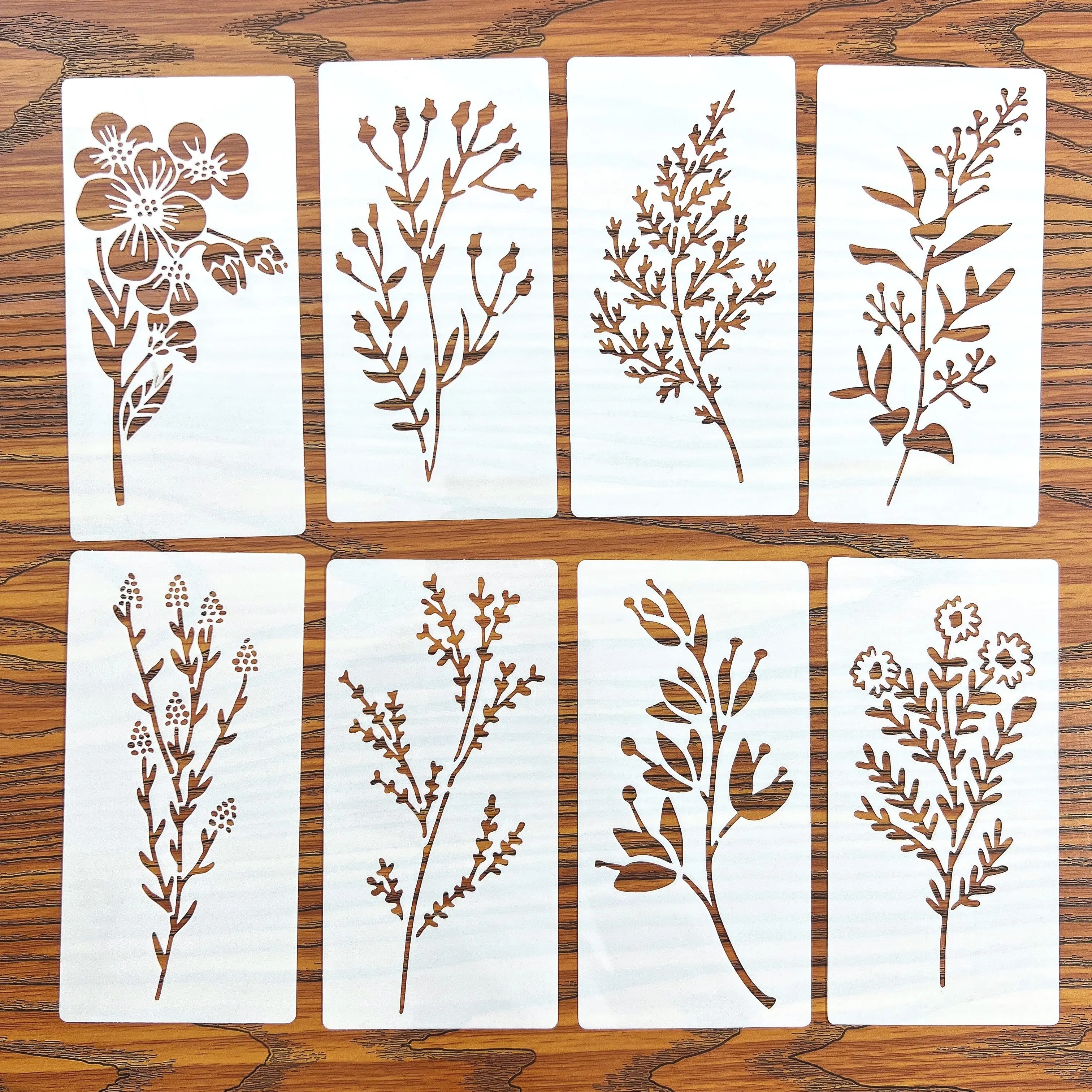 18 Pcs Flower Leaf Stencils Re - Woodworking Crafts avis et prix