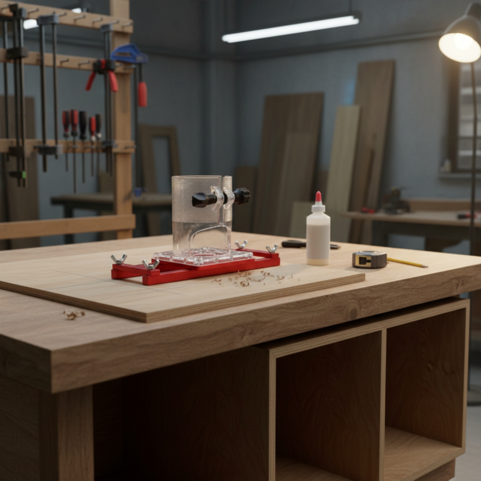 Router Guide Fixture Transpare - Woodworking Router avis et prix