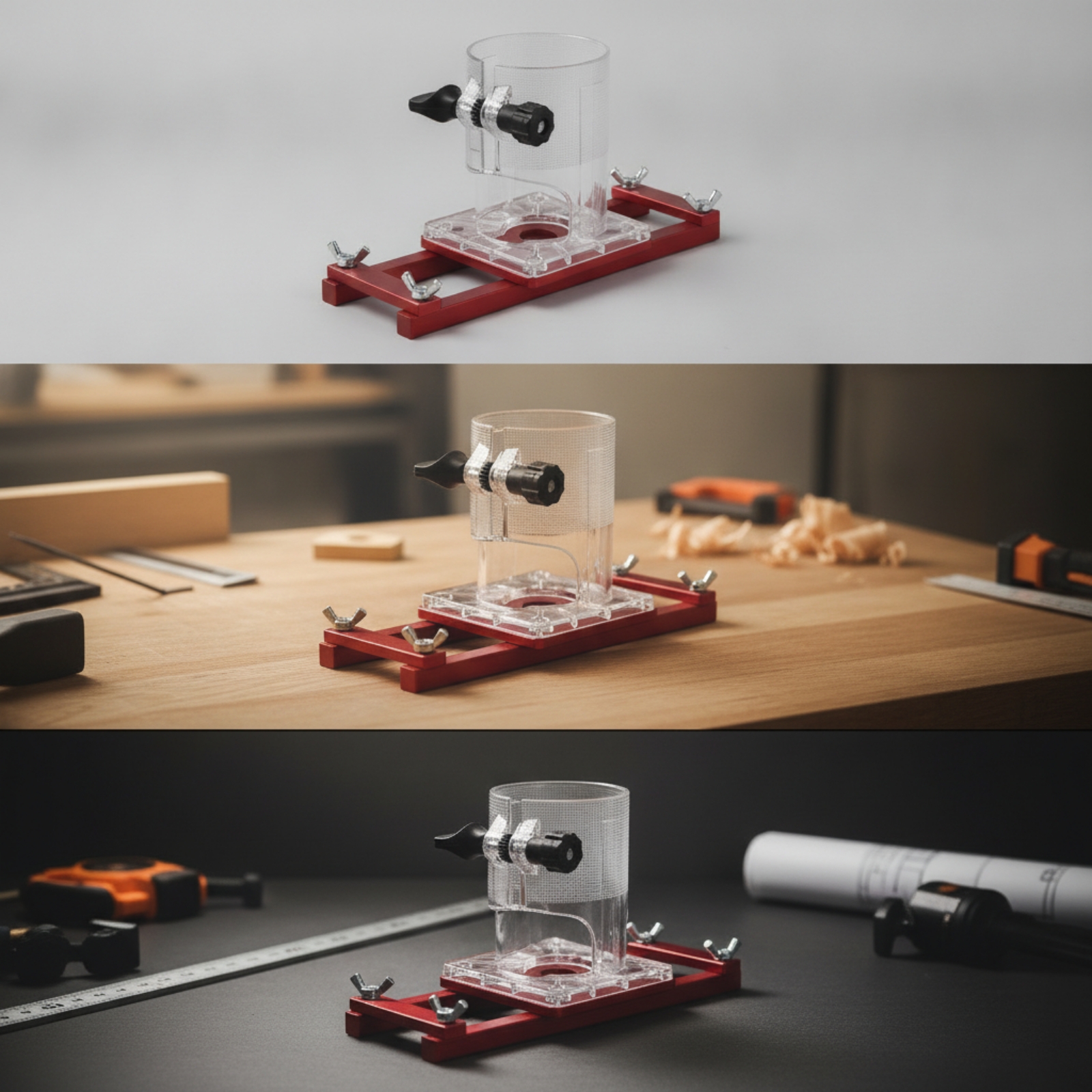 Router Guide Fixture Transpare - Woodworking Router avis et prix