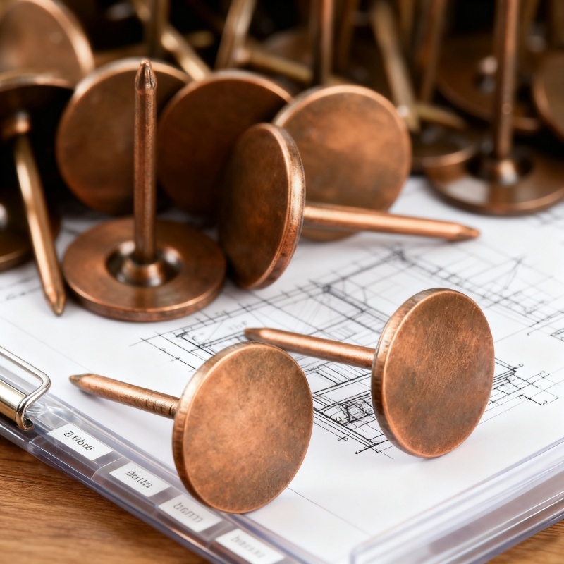 Chrome bronze flat head nails, - Woodworking Projects Art avis et prix