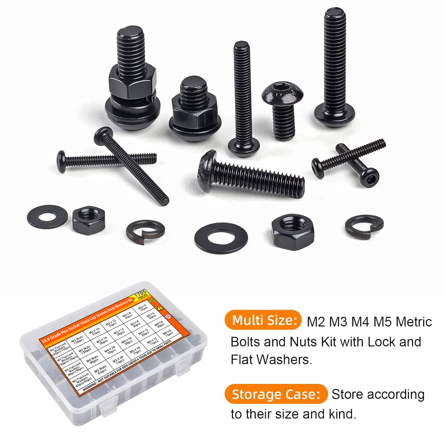 1705PCS Hex Button Head Screw  - Woodworking Shops avis et prix
