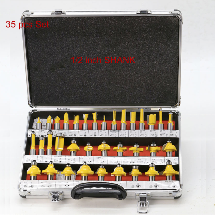 Kits005 35Pcs 1/2 Inch Tungste - Woodworking Router avis et prix