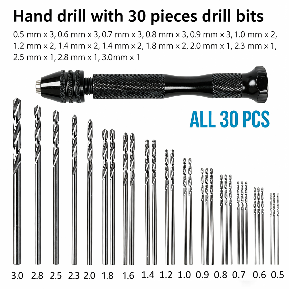 30pcs 0.5-3.0mm Mini Aluminum  - Woodworking Shops avis et prix