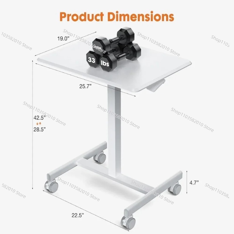 Small Mobile Rolling Standing  - Woodworking Teacher avis et prix