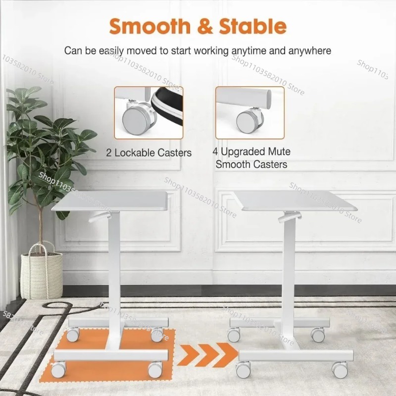 Small Mobile Rolling Standing  - Woodworking Teacher avis et prix
