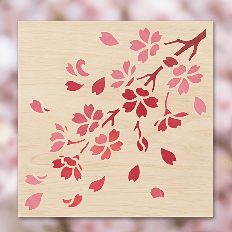 4PCS Japanese Cherry Blossom S - Woodworking Crafts avis et prix