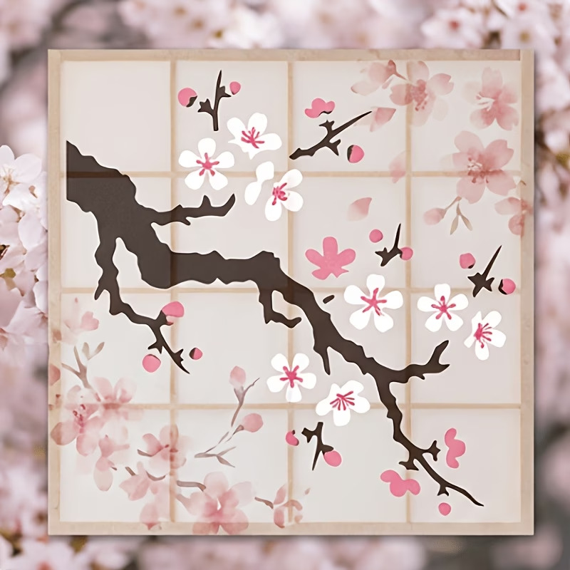 4PCS Japanese Cherry Blossom S - Woodworking Crafts avis et prix