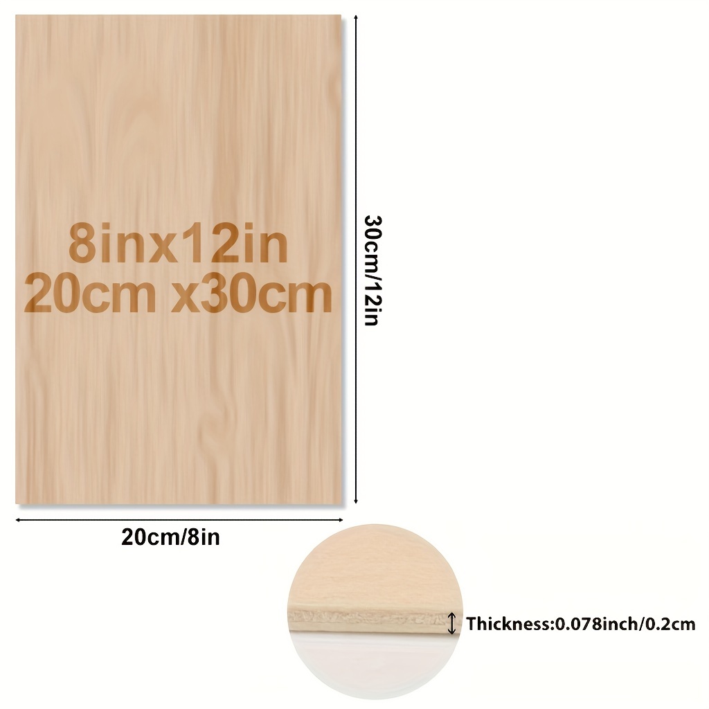 4/8 Pieces of Wood for Crafts  - Woodworking Zone avis et prix