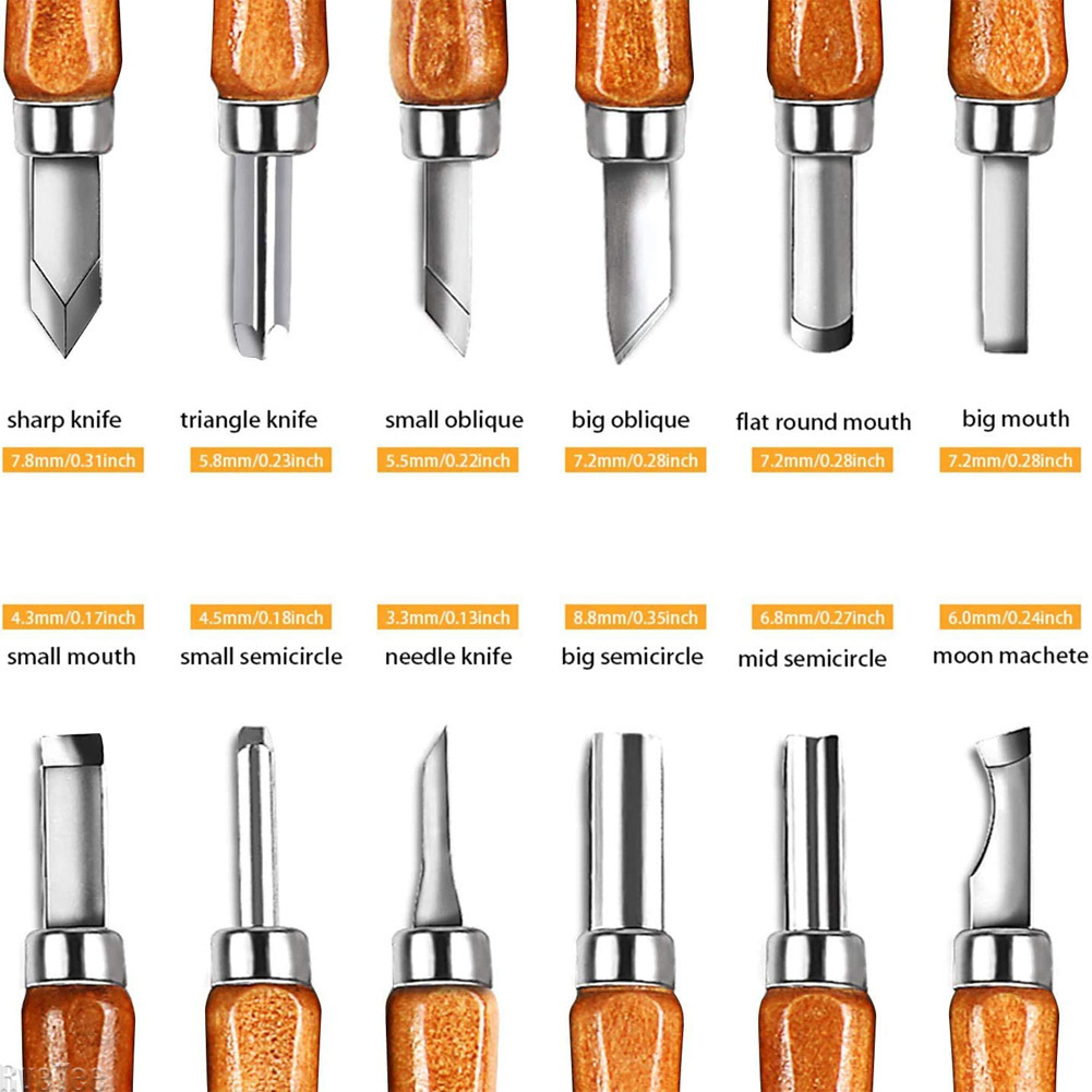 12Pcs SK2 Woodworking Carving  - Woodworking Crafts avis et prix