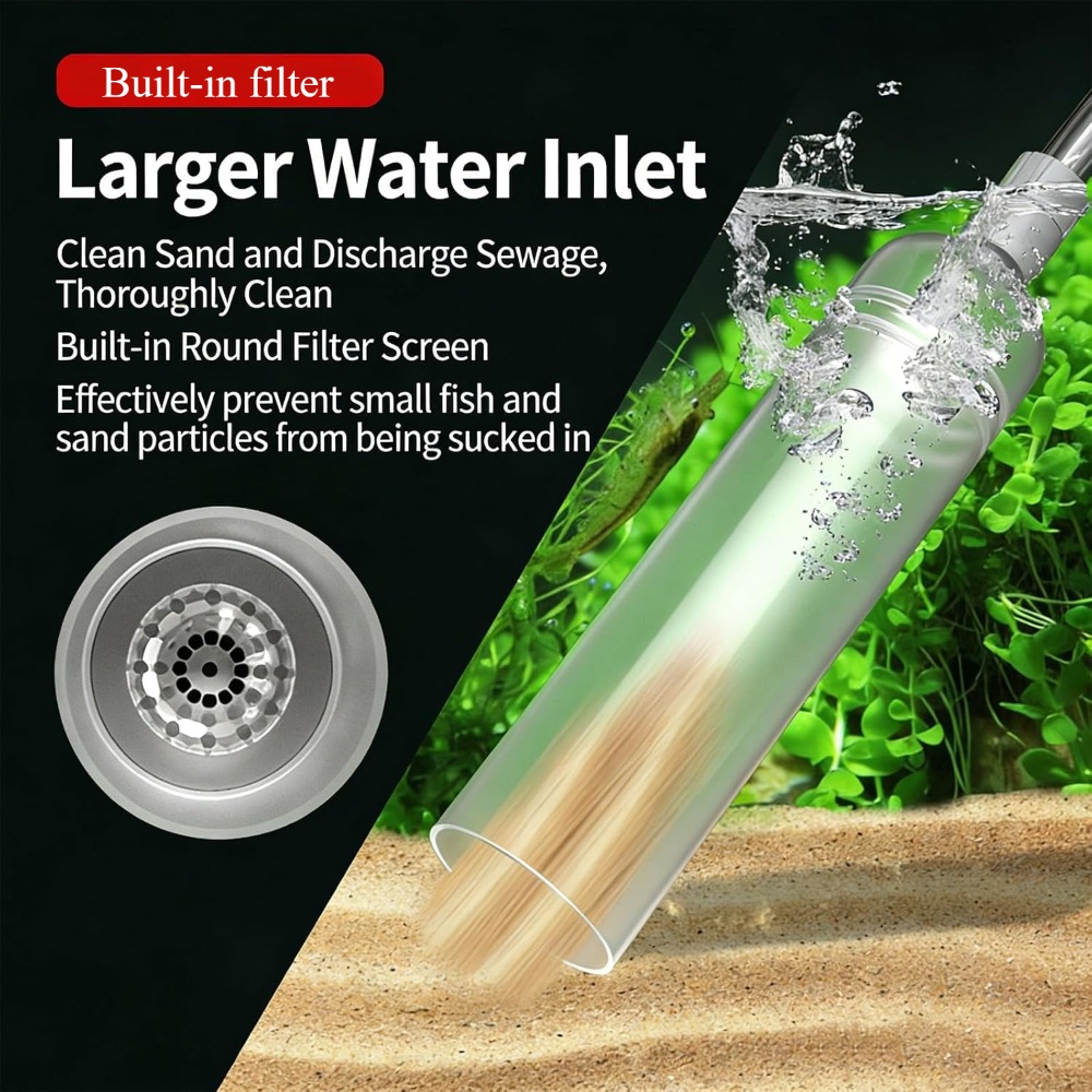 1.7m Aquarium Cleaner Fish Tan - Vacuum Woodworking avis et prix