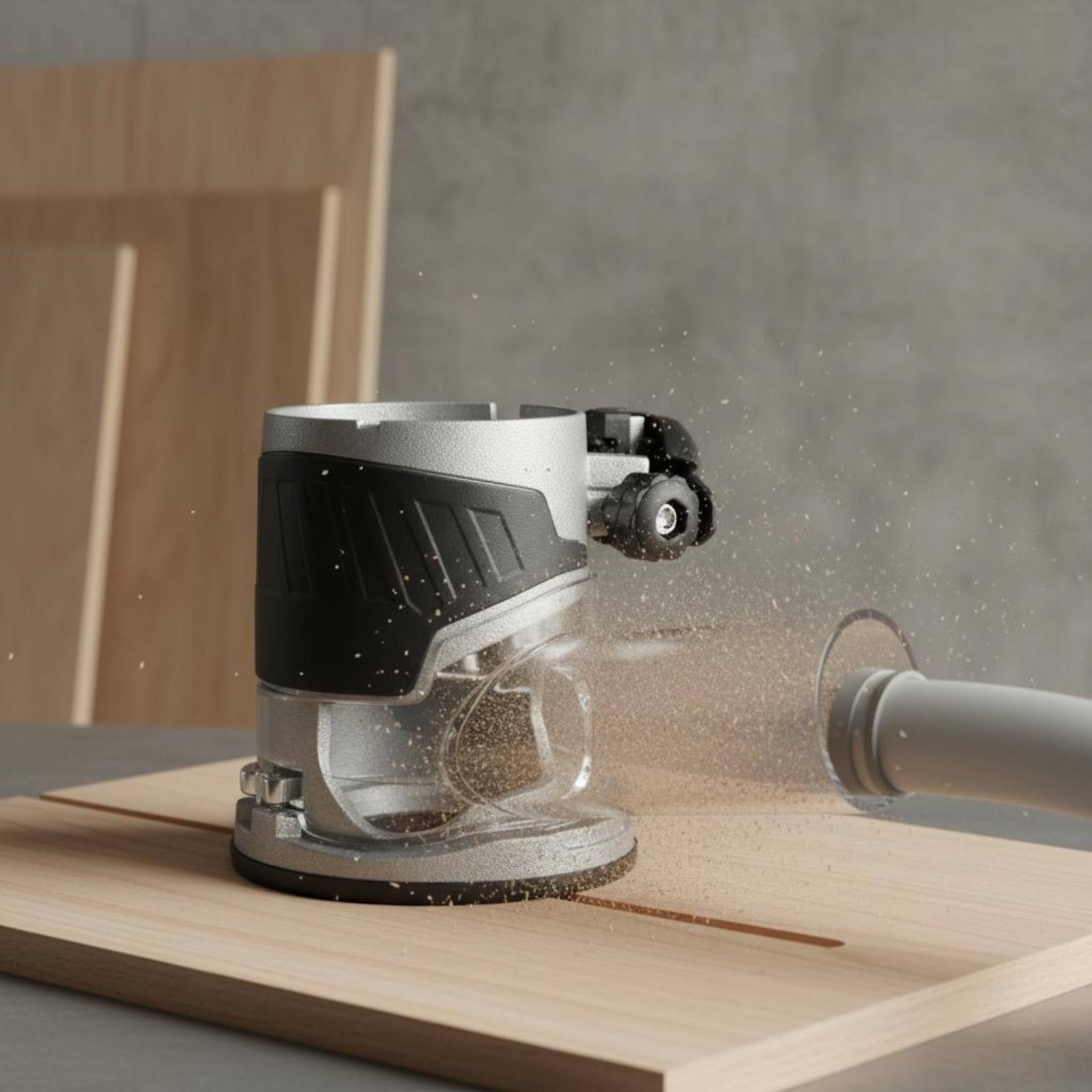 Transparent Router Dust Hood W - Vacuum Woodworking avis et prix